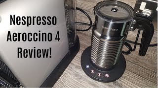 Nespresso Aeroccino 4 Milk Frother Review  Worth upgrading from the Aeroccino 3 [upl. by Bonni327]