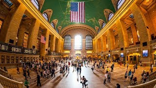 Walking Tour of Grand Central Terminal — New York City 【4K】🇺🇸 [upl. by Ayekan]