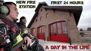 First 24 Hours in a New Fire Station  A Day in the Life [upl. by Aihseym212]