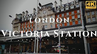 London Victoria Station Walk Through England 4K [upl. by Bethesda304]