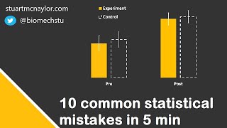 Ten Statistical Mistakes in 5 Min [upl. by Leifeste481]