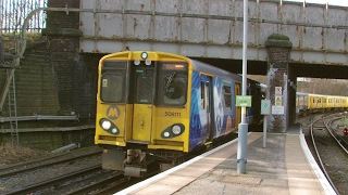 Half an Hour at 216  Birkenhead North Station 1022017  Class 507 508 terminus [upl. by Ynoyrb]