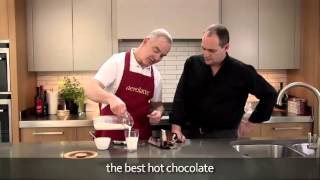 How to make a hot chocolate using an aerolatte milk frother [upl. by Declan]